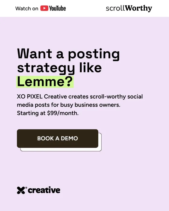 Branded social feed and campaign creative example, carousel slide 3 of 3
